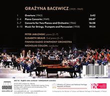 Grazyna Bacewicz (1909-1969): Klavierkonzert, CD