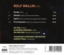 Rolf Wallin (geb. 1957): Five Seasons für Sheng &amp; Orchester, CD