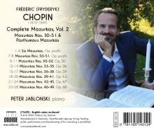 Frederic Chopin (1810-1849): Sämtliche Mazurken Vol.2, CD
