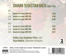 Johann Sebastian Bach (1685-1750): Sonaten für Violine &amp; Cembalo BWV 1014-1019, 2 CDs