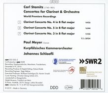Carl Stamitz (1745-1801): Klarinettenkonzerte Nr.3-5, CD