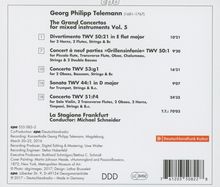 Georg Philipp Telemann (1681-1767): Konzerte für mehrere Instrumente &amp; Orchester Vol.5, CD