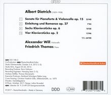 Albert Dietrich (1829-1908): Cellosonate op.15, CD