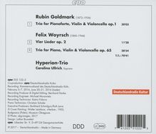 Rubin Goldmark (1872-1936): Klaviertrio op.1, CD