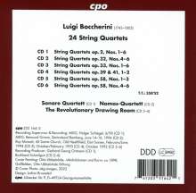 Luigi Boccherini (1743-1805): 24 Streichquartette, 6 CDs