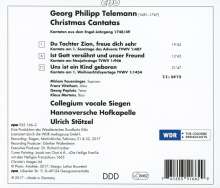 Georg Philipp Telemann (1681-1767): Weihnachtskantaten II, CD
