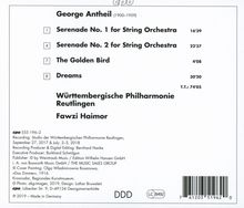 George Antheil (1900-1959): Ballettmusik "Dreams", CD