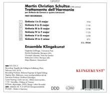 Martin Christian Schultze (18. Jahrhundert): Trattamento dell'Harmonia per Sinfonie da Camera a quattro Istromenti, CD