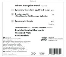 Johann Evangelist Brandl (1760-1837): Sinfonia concertante op.20, CD
