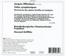 Jacques Offenbach (1819-1880): Ouvertüren - "Folies symphoniques", CD