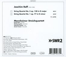 Joachim Raff (1822-1882): Streichquartette Nr.1 &amp; 5, CD