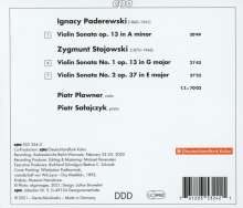 Ignaz Paderewski (1860-1941): Sonate für Violine &amp; Klavier op.13, CD