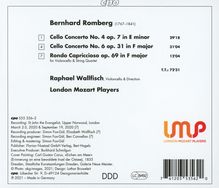 Bernhard Romberg (1767-1841): Cellokonzerte Nr.4 &amp; 6, CD