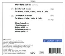 Theodore Dubois (1837-1924): Quintett für Klavier,Violine,Oboe,Viola,Cello, CD