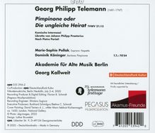 Georg Philipp Telemann (1681-1767): Pimpinone, CD