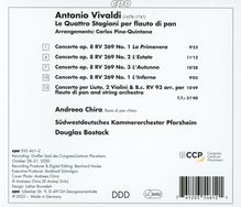 Antonio Vivaldi (1678-1741): Concerti op.8 Nr.1-4 "4 Jahreszeiten" (für Panflöte &amp; Orchester), CD