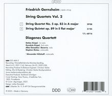 Friedrich Gernsheim (1839-1916): Streichquartett Nr.5 A-Dur op.83, CD