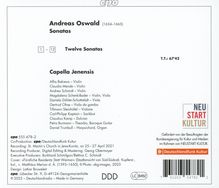 Andreas Oswald (1634-1665): 12 Sonaten für Violine(n) &amp; Bc, CD