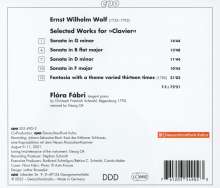 Ernst Wilhelm Wolf (1735-1792): Klaviersonaten d-moll,F-Dur,g-moll,B-Dur, CD