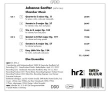 Johanna Senfter (1879-1961): Kammermusik, 2 CDs