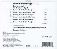 William Smethergell (1751-1836): Ouvertüren Vol.1, CD