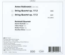 Anton Rubinstein (1829-1894): Streichquartette Vol.2, CD