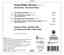 Georg Philipp Telemann (1681-1767): Kantate "Die Donner-Ode", CD