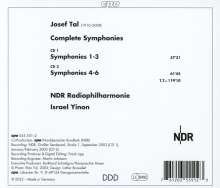 Josef Tal (1910-2008): Symphonien Nr.1-6, 2 CDs