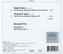 Robert Kahn (1865-1951): Klarinettentrio g-moll op.45, CD