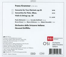 Franz Krommer (1759-1831): Konzert für 2 Klarinetten &amp; Orchester op.35, CD