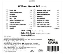 William Grant Still (1895-1978): Lieder &amp; Klaviermusik, CD