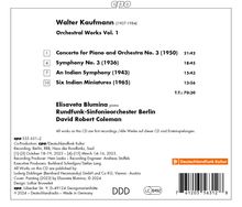 Walter Kaufmann (1907-1984): Symphonie Nr.3, CD