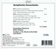 Konzertante Sinfonien, 3 CDs