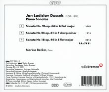 Johann Ludwig Dussek (1760-1812): Klaviersonaten Vol.1, CD
