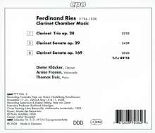 Ferdinand Ries (1784-1838): Trio f.Klarinette,Cello &amp; Klavier op.28, CD