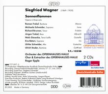 Siegfried Wagner (1869-1930): Sonnenflammen, 2 CDs