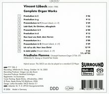 Vincent Lübeck (1654-1740): Sämtliche Orgelwerke, Super Audio CD