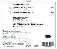 Ernst Krenek (1900-1991): Symphonie Nr.4, CD