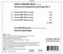 Johann Sebastian Bach (1685-1750): Cembalokonzerte Vol.2, CD