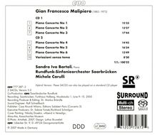 Gian Francesco Malipiero (1882-1974): Klavierkonzerte Nr.1-6, 2 Super Audio CDs