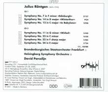 Julius Röntgen (1855-1932): Symphonien Nr.7,11,12,14,22-24, 2 CDs