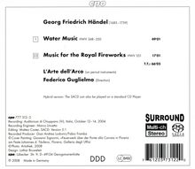 Georg Friedrich Händel (1685-1759): Feuerwerksmusik HWV 351, Super Audio CD