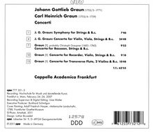 Johann Gottlieb Graun (1703-1771): Concerti &amp; Sinfonie, CD