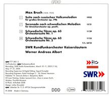 Max Bruch (1838-1920): Schwedische Tänze op.63 (Orchestersuiten Nr.1 &amp; 2), CD