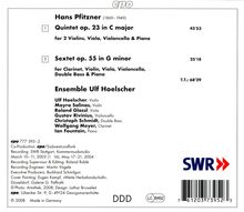 Hans Pfitzner (1869-1949): Klavierquintett op.23, CD