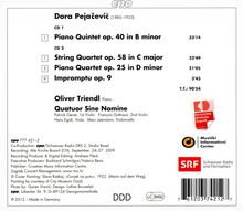 Dora Pejacevic (1885-1923): Streichquartett op.25, 2 CDs