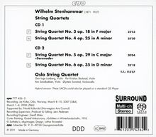 Wilhelm Stenhammar (1871-1927): Streichquartette Nr.3-6, 2 Super Audio CDs