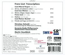 Franz Liszt (1811-1886): Franz Liszt-Transkriptionen, Super Audio CD