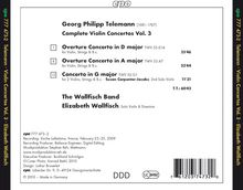 Georg Philipp Telemann (1681-1767): Sämtliche Violinkonzerte Vol.3, CD