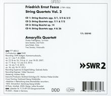 Friedrich Ernst Fesca (1789-1826): Streichquartette Vol.2, 4 CDs